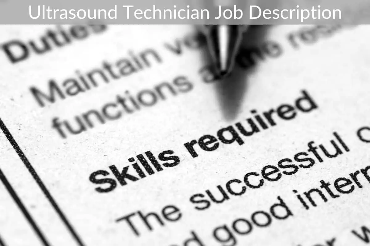 Ultrasound Technician Job Description
